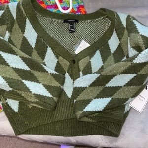forever 21 sweater crop top